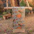 hand block print table runner bird manosque canvas cotton artisan The Shop India India