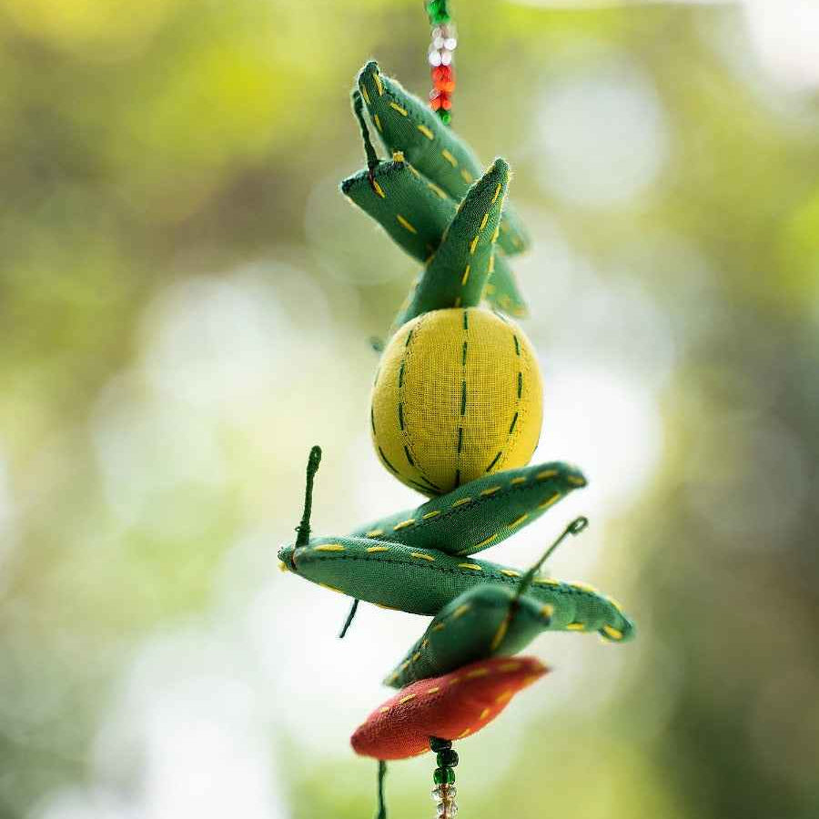 Hanging Chilli Lemon: Green