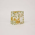hand block print gift bags small sunshine recycled cotton paper Paper Mirchi India