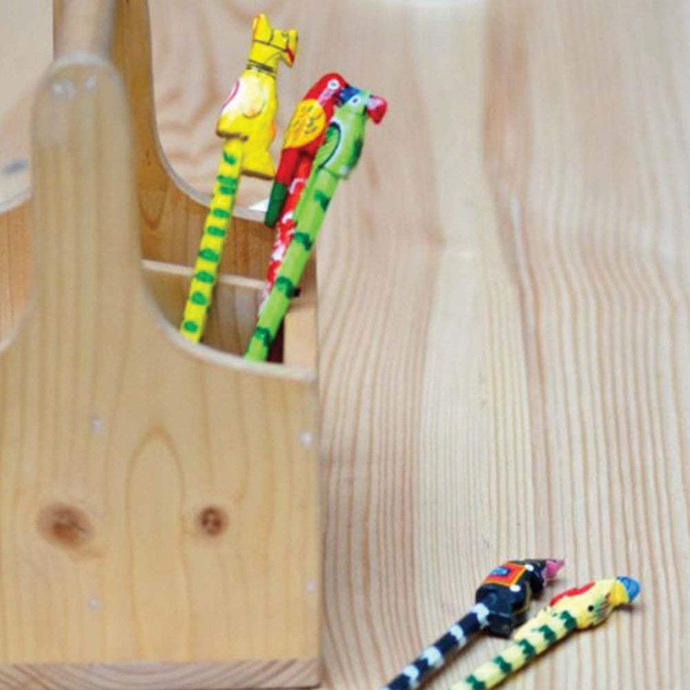 Hand-Painted Wooden Pencils — Assorted