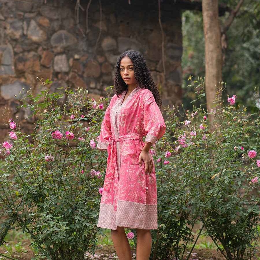 kimono garden red