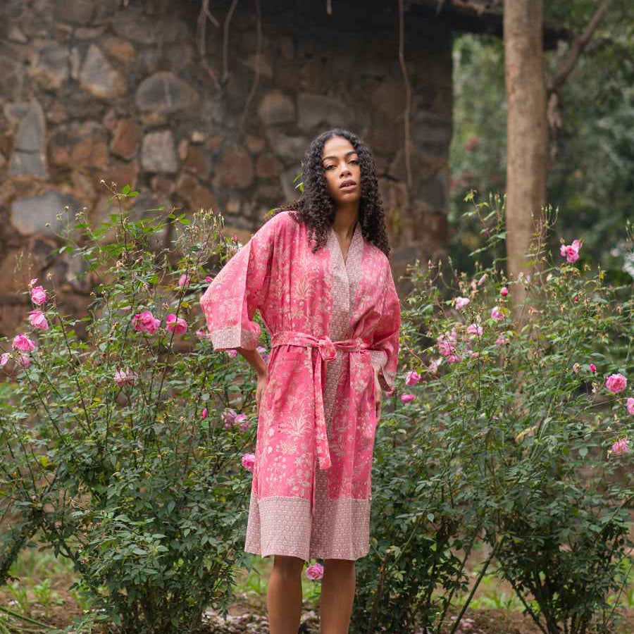 kimono garden red